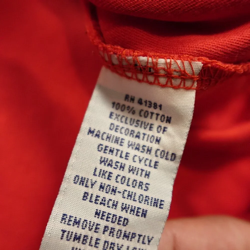 Polo Ralph Lauren Polo Shirt Men’s Large Red Pima‎ Soft Touch Cotton Classic